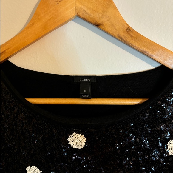 J Crew sequinned polka dot top - Picture 3 of 5
